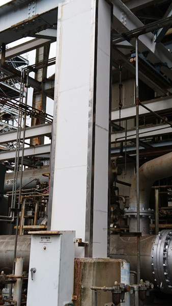 画像:耐火被覆施工_その2